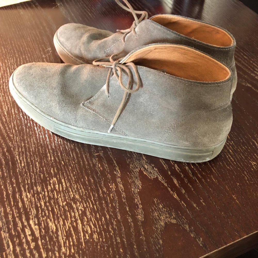 AIDEN AND MASON SUEDE MONOCHROME SHOES SZ 9.5